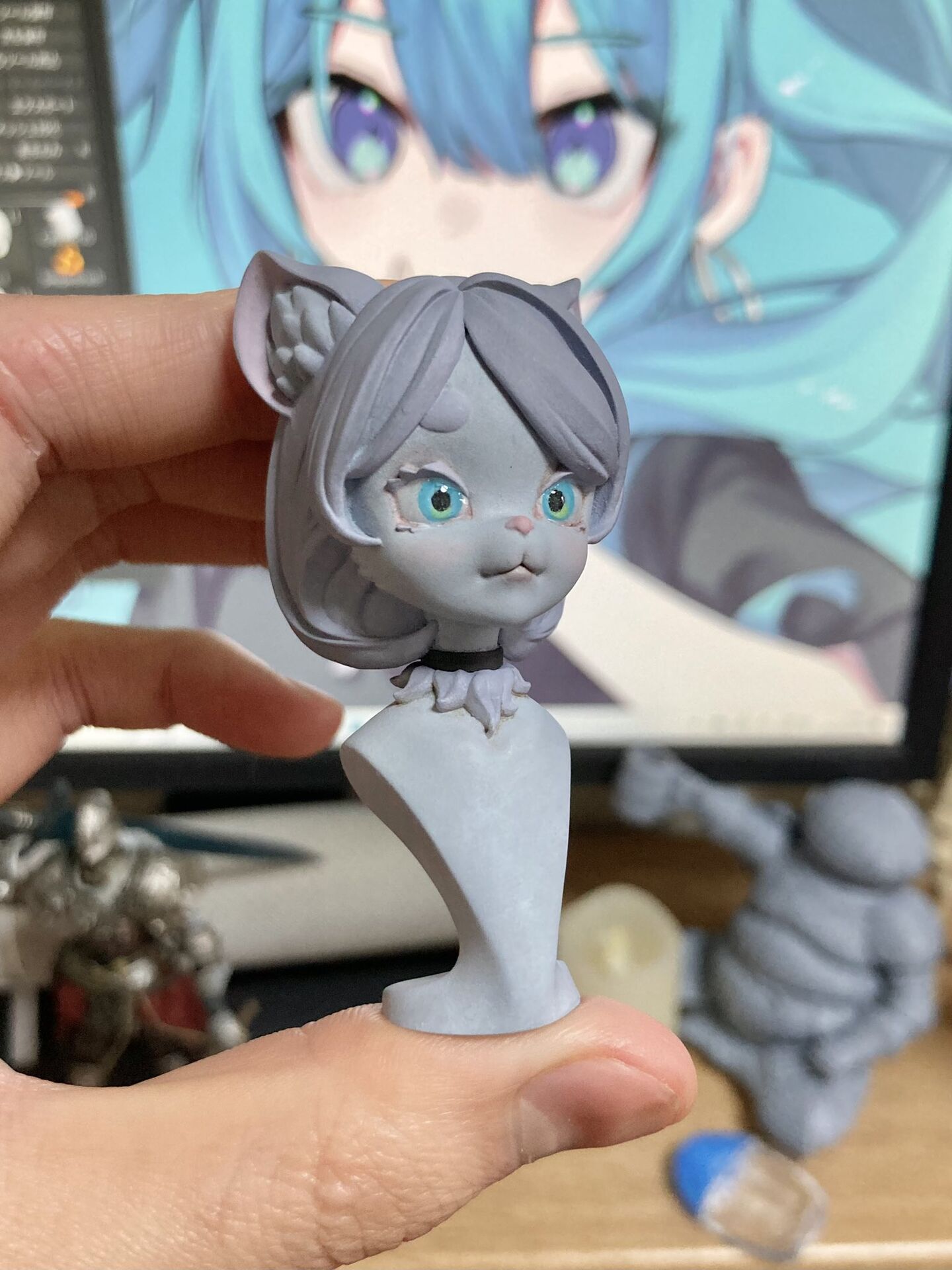 Original - Bust - Doujin Figure - Mini Bust - Tenohira GK - Viola (Kazuomi Harako) photo 1