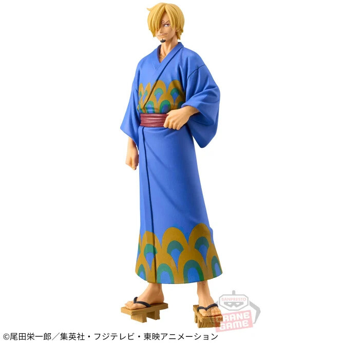 One Piece - Sanji - DXF Figure - The Grandline Series - Wano Country - Yukata Ver. (Bandai Spirits) photo 8