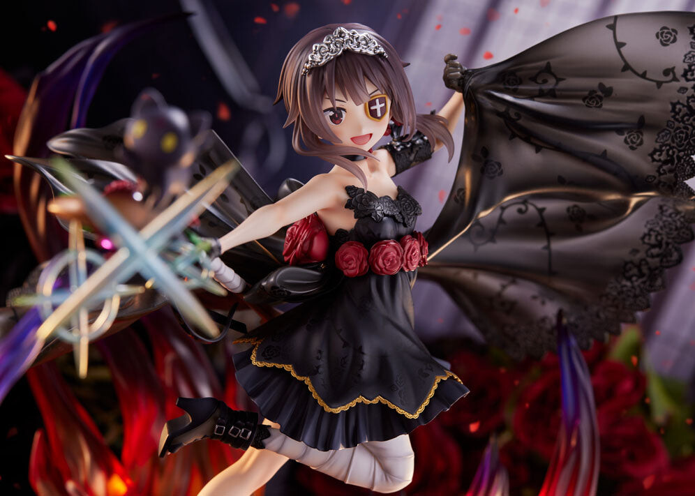 Kono Subarashii Sekai ni Shukufuku o! - Chomusuke - Megumin - F:Nex - 1/7 - Black Rose Dress ver. (FuRyu) photo 1