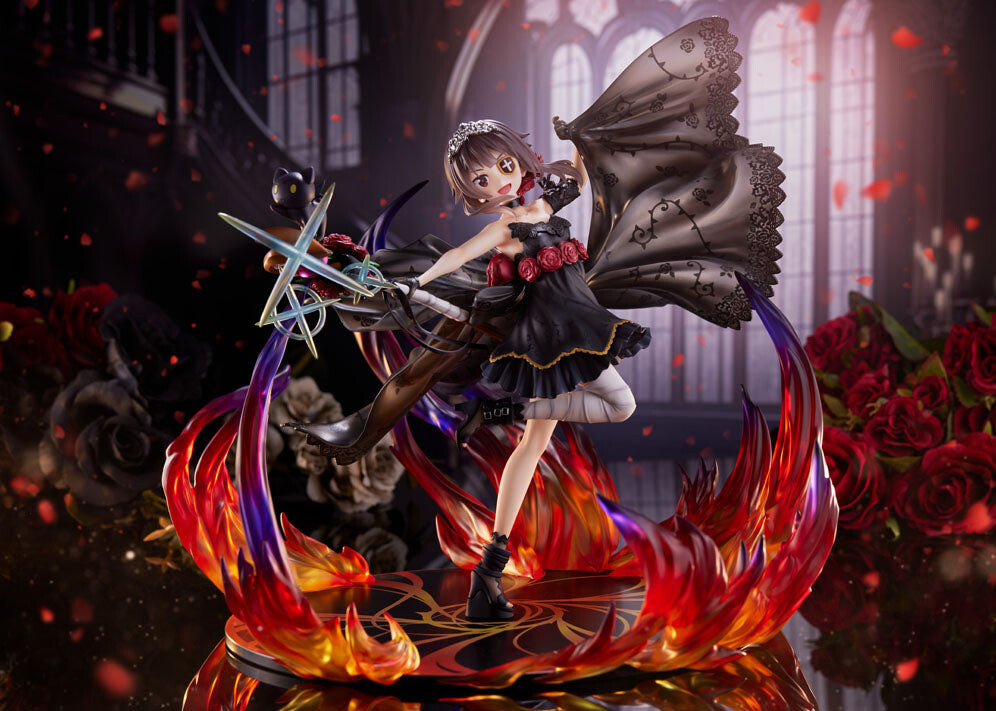 Kono Subarashii Sekai ni Shukufuku o! - Chomusuke - Megumin - F:Nex - 1/7 - Black Rose Dress ver. (FuRyu) photo 4
