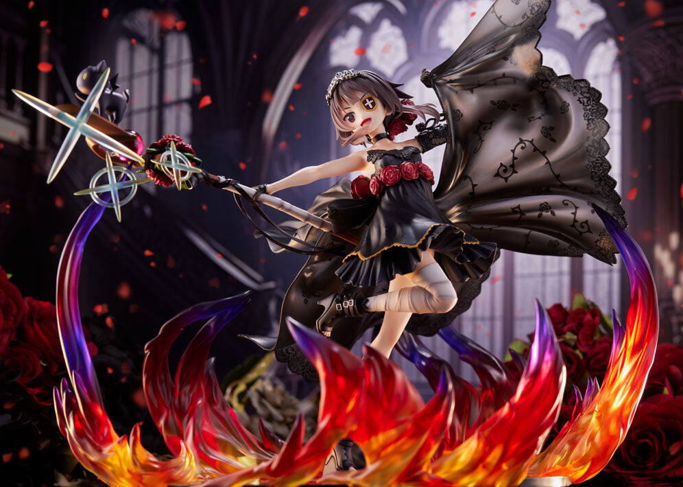 Kono Subarashii Sekai ni Shukufuku o! - Chomusuke - Megumin - F:Nex - 1/7 - Black Rose Dress ver. (FuRyu) photo 5