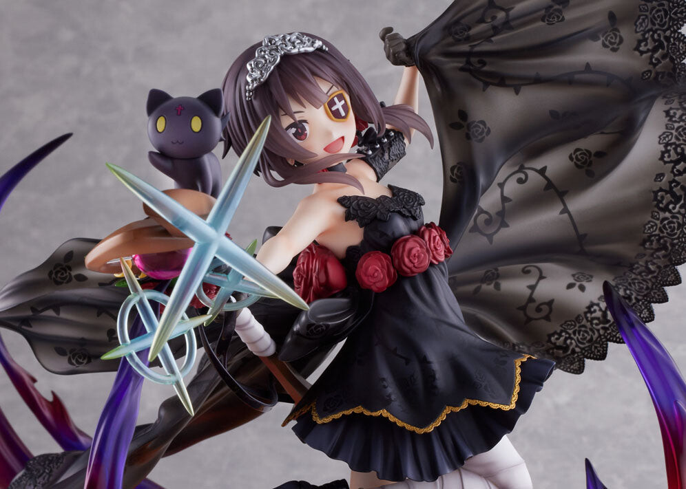 Kono Subarashii Sekai ni Shukufuku o! - Chomusuke - Megumin - F:Nex - 1/7 - Black Rose Dress ver. (FuRyu) photo 7