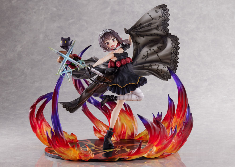 Kono Subarashii Sekai ni Shukufuku o! - Chomusuke - Megumin - F:Nex - 1/7 - Black Rose Dress ver. (FuRyu) photo 8
