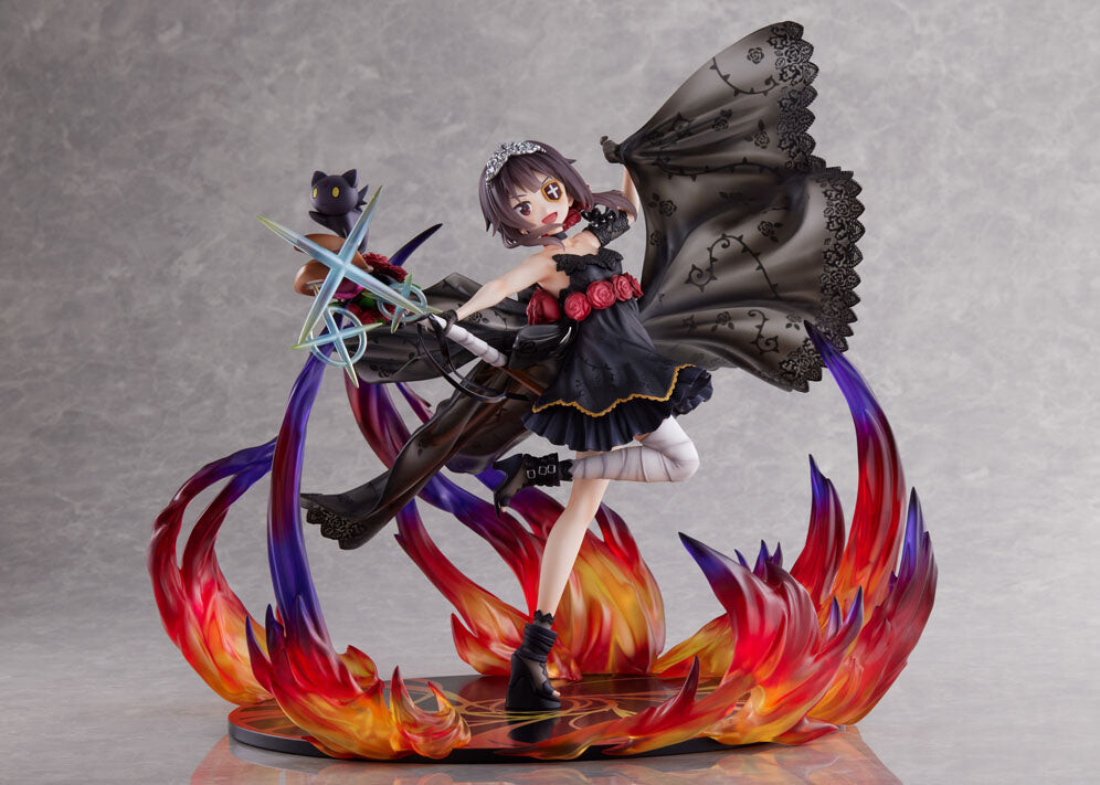 Kono Subarashii Sekai ni Shukufuku o! - Chomusuke - Megumin - F:Nex - 1/7 - Black Rose Dress ver. (FuRyu) photo 9