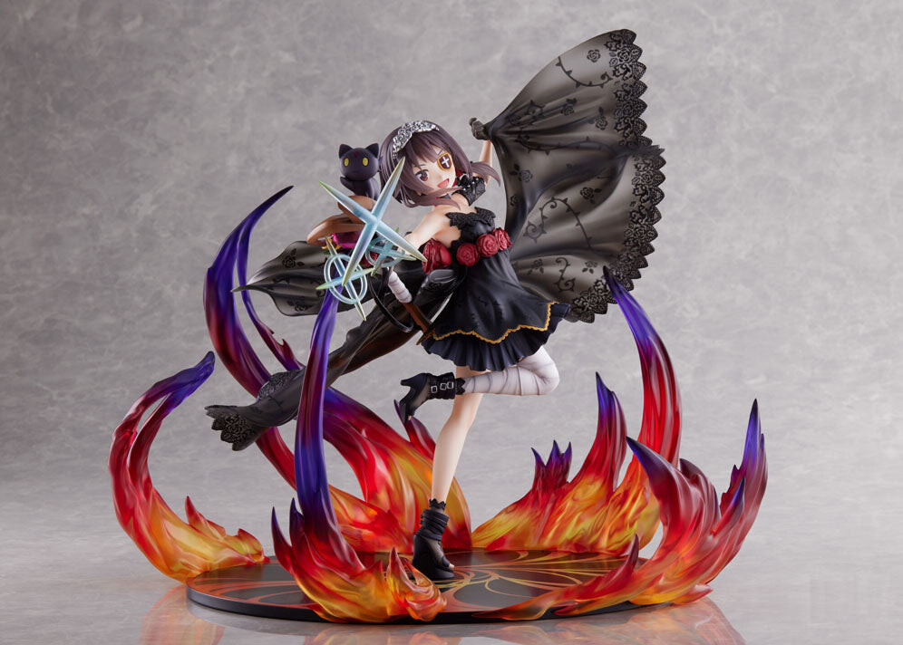 Kono Subarashii Sekai ni Shukufuku o! - Chomusuke - Megumin - F:Nex - 1/7 - Black Rose Dress ver. (FuRyu) photo 11