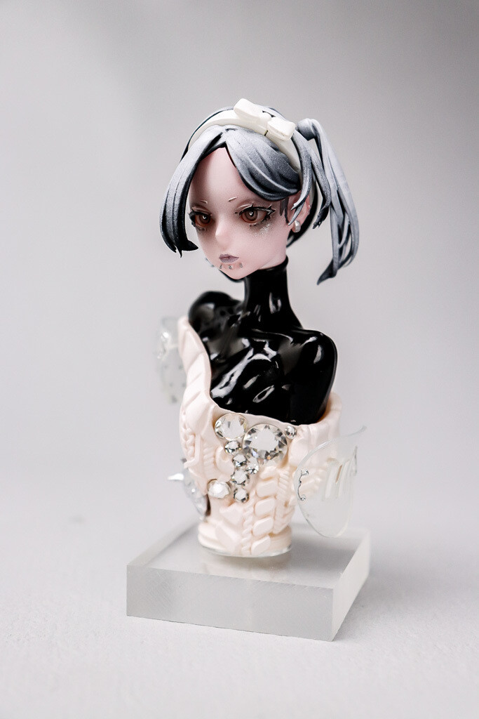 Original - Born from Fingertips - Bust - Mofumofu, Kirakira, Ichibu no Katachi (Obstetrician M) photo 1