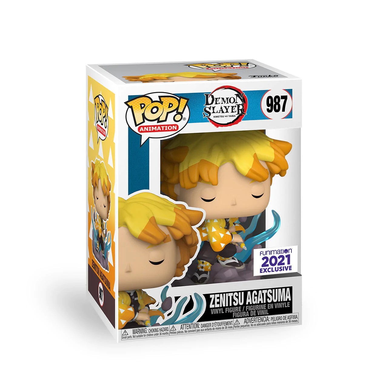 Kimetsu no Yaiba - Agatsuma Zenitsu - POP! Animation  (987) - POP! Vinyl (Crunchyroll, Funko Toys) photo 2