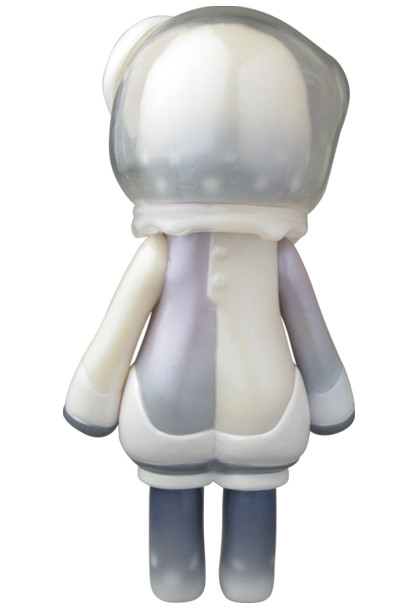 Original - Sofubi Figure - Three Wax 0.0 - Uchukaeru Yumemiru - Pearl White Color (Asahi Kougei, Medicom Toy) photo 2