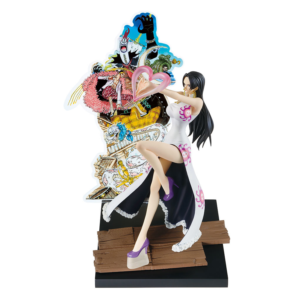 One Piece - Boa Hancock - Donquixote Doflamingo - Gecko Moria - Salome - Sir Crocodile - Ichiban Kuji - Ichiban Kuji One Piece WT100 Memorial Eiichiro Oda Draws 100 Great Pirates  (E Prize) (Bandai Spirits) photo 3