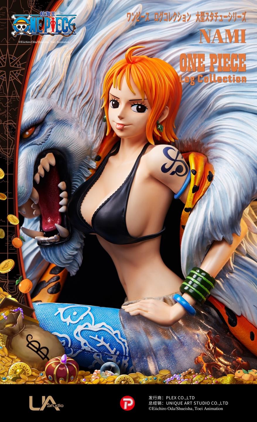 One Piece - Nami - One Piece Log Collection Statue - 1/4 (Plex, Unique Art Studio) photo 1