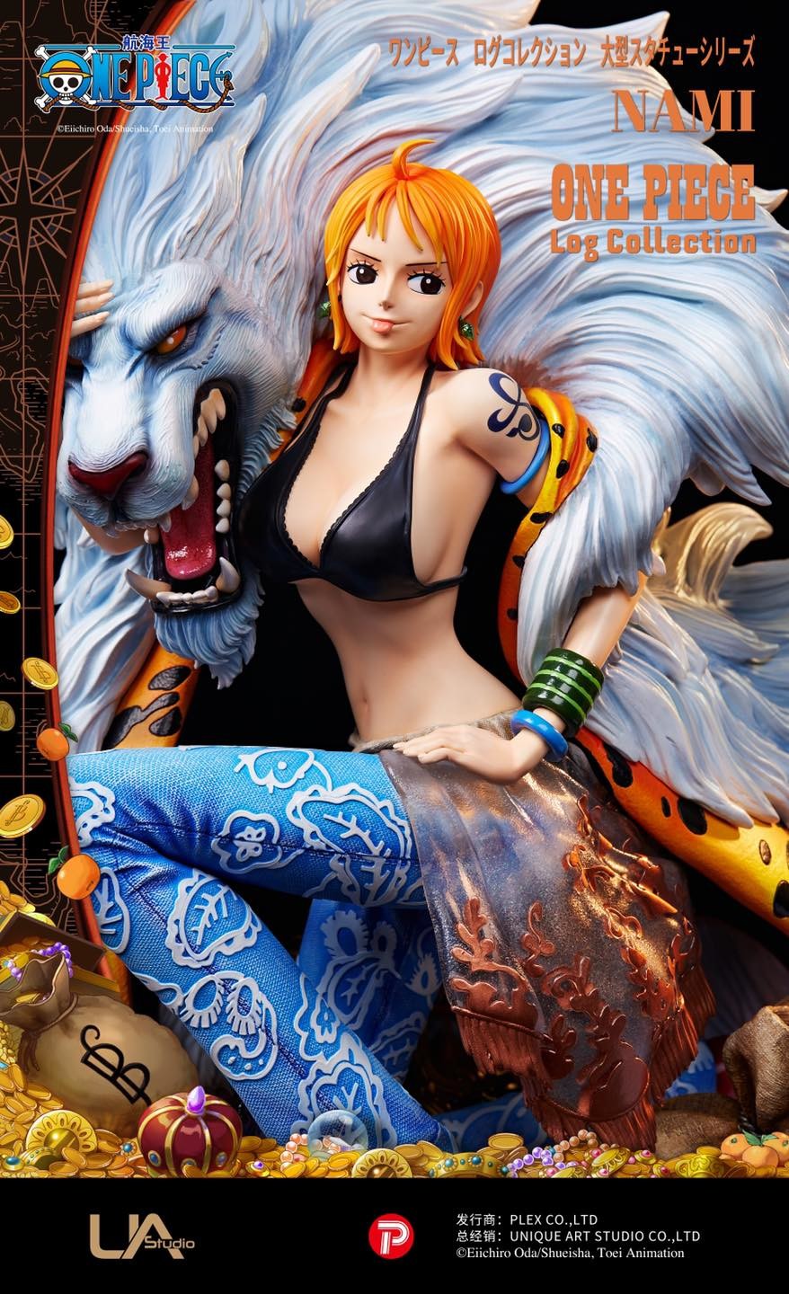 One Piece - Nami - One Piece Log Collection Statue - 1/4 (Plex, Unique Art Studio) photo 2
