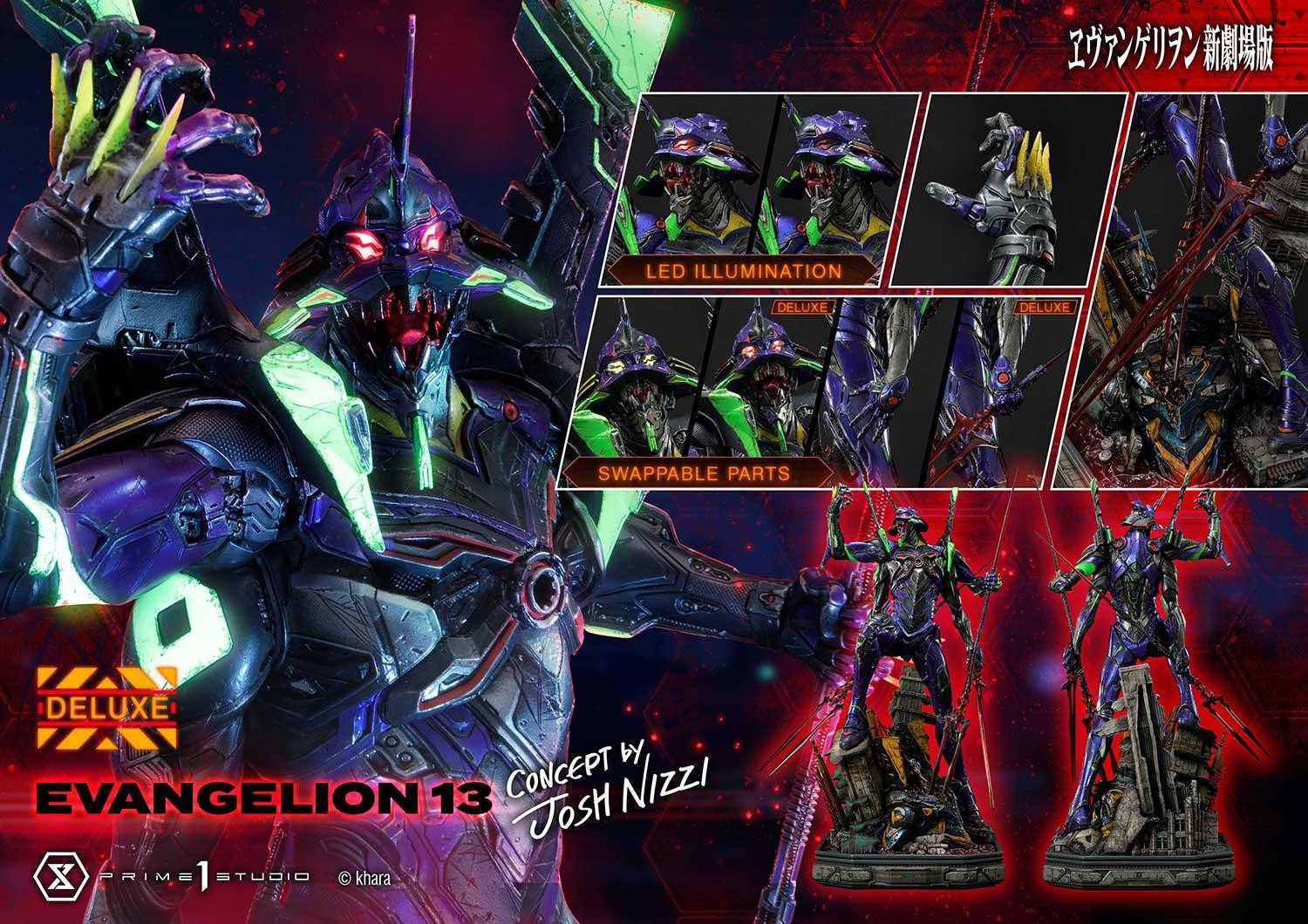 Evangelion Shin Gekijouban - EVA Mark.06 - EVA-13 - Ultimate Diorama Masterline  (UDMEVA-05DX) - DX Version (Prime 1 Studio) photo 4