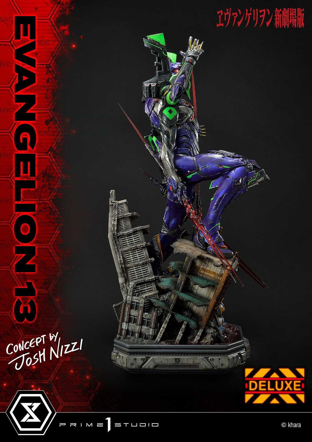Evangelion Shin Gekijouban - EVA Mark.06 - EVA-13 - Ultimate Diorama Masterline  (UDMEVA-05DX) - DX Version (Prime 1 Studio) photo 9