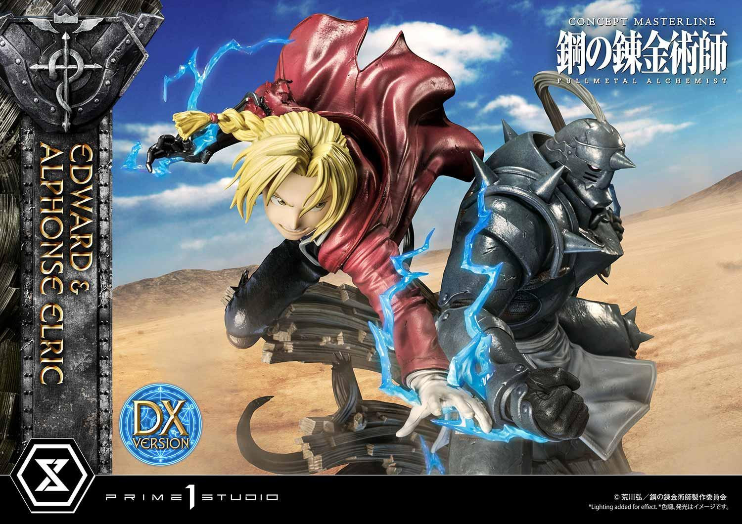 Hagane no Renkinjutsushi Fullmetal Alchemist - Alphonse Elric - Edward Elric - Concept Masterline  (CMFMA-01DX) - 1/6 - DX Version (Prime 1 Studio) photo 97