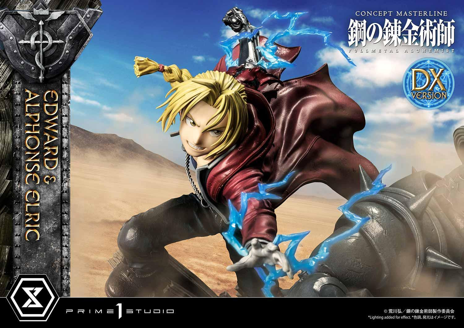 Hagane no Renkinjutsushi Fullmetal Alchemist - Alphonse Elric - Edward Elric - Concept Masterline  (CMFMA-01DX) - 1/6 - DX Version (Prime 1 Studio) photo 98