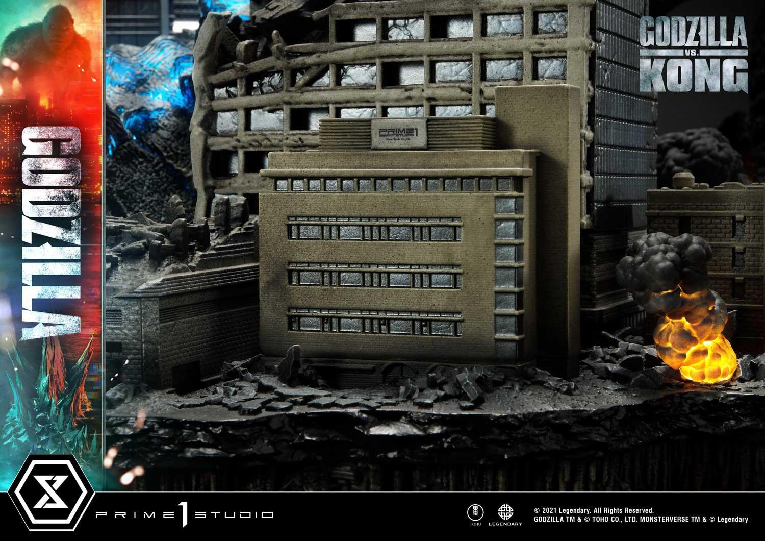 Godzilla vs. Kong - Gojira - King Kong - Diorama - Ultimate Diorama Masterline  (UDMGVK-03) - Final Battle (Prime 1 Studio) photo 28