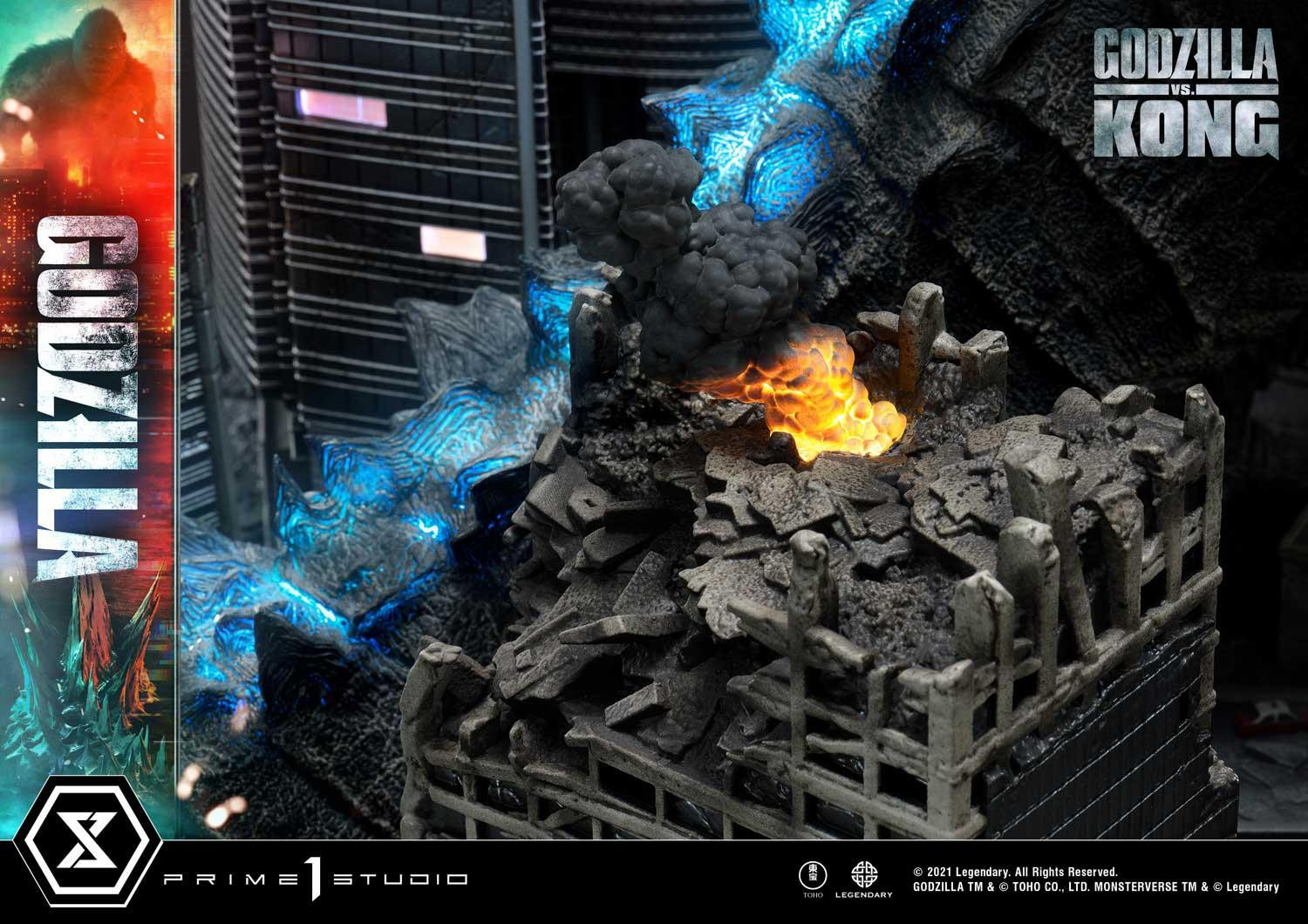 Godzilla vs. Kong - Gojira - King Kong - Diorama - Ultimate Diorama Masterline  (UDMGVK-03) - Final Battle (Prime 1 Studio) photo 29