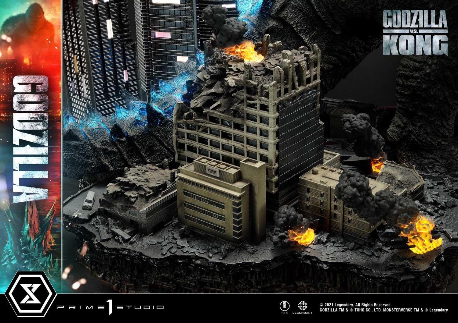 Godzilla vs. Kong - Gojira - King Kong - Diorama - Ultimate Diorama Masterline  (UDMGVK-03) - Final Battle (Prime 1 Studio) photo 30