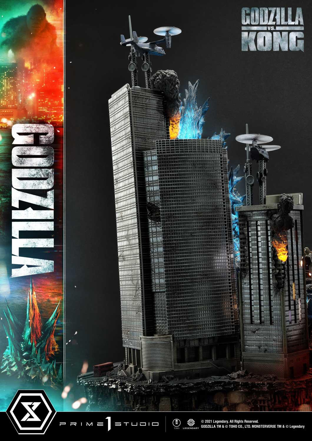 Godzilla vs. Kong - Gojira - King Kong - Diorama - Ultimate Diorama Masterline  (UDMGVK-03) - Final Battle (Prime 1 Studio) photo 31