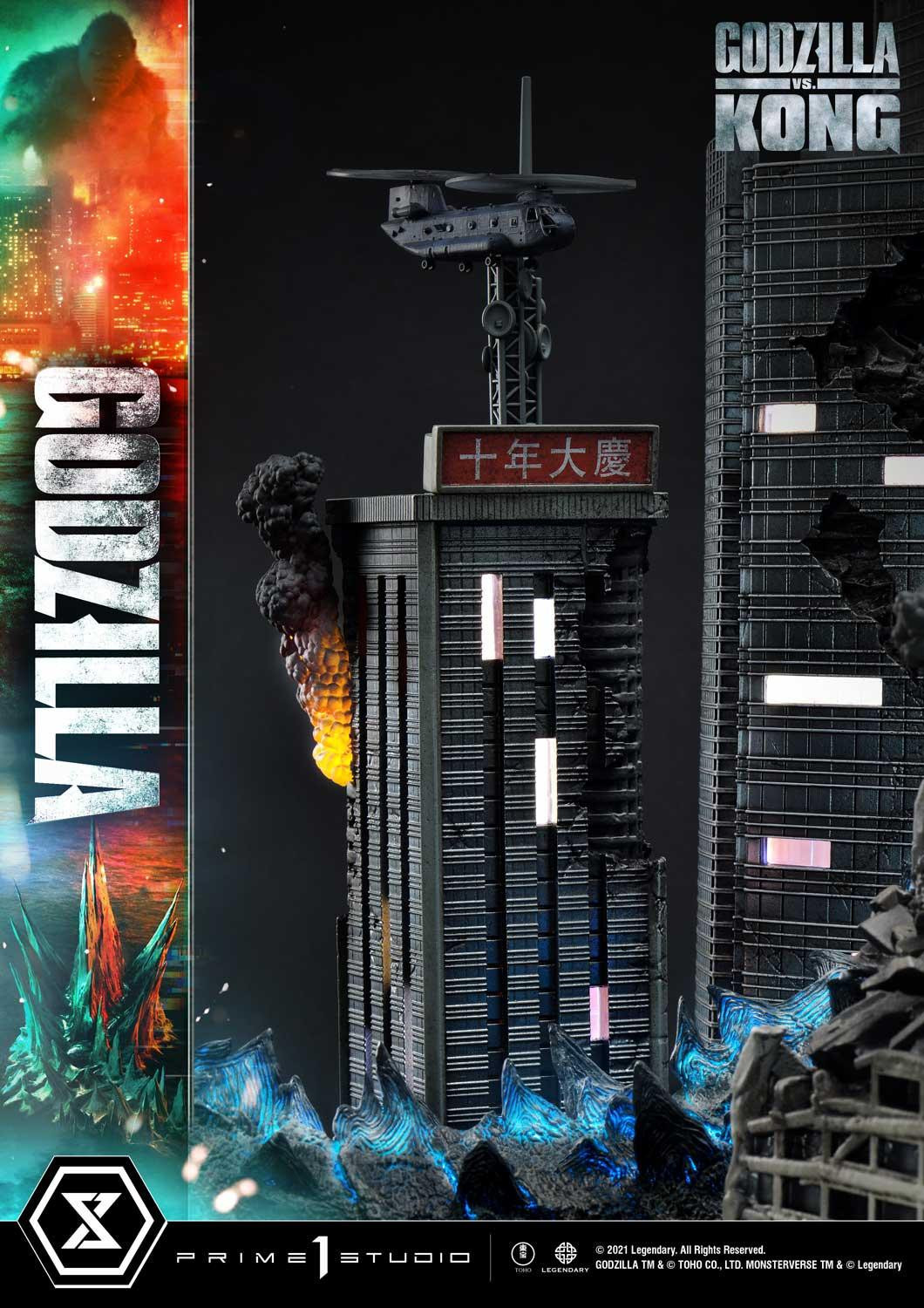 Godzilla vs. Kong - Gojira - King Kong - Diorama - Ultimate Diorama Masterline  (UDMGVK-03) - Final Battle (Prime 1 Studio) photo 32