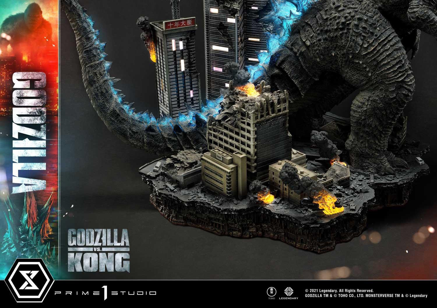 Godzilla vs. Kong - Gojira - King Kong - Diorama - Ultimate Diorama Masterline  (UDMGVK-03) - Final Battle (Prime 1 Studio) photo 34
