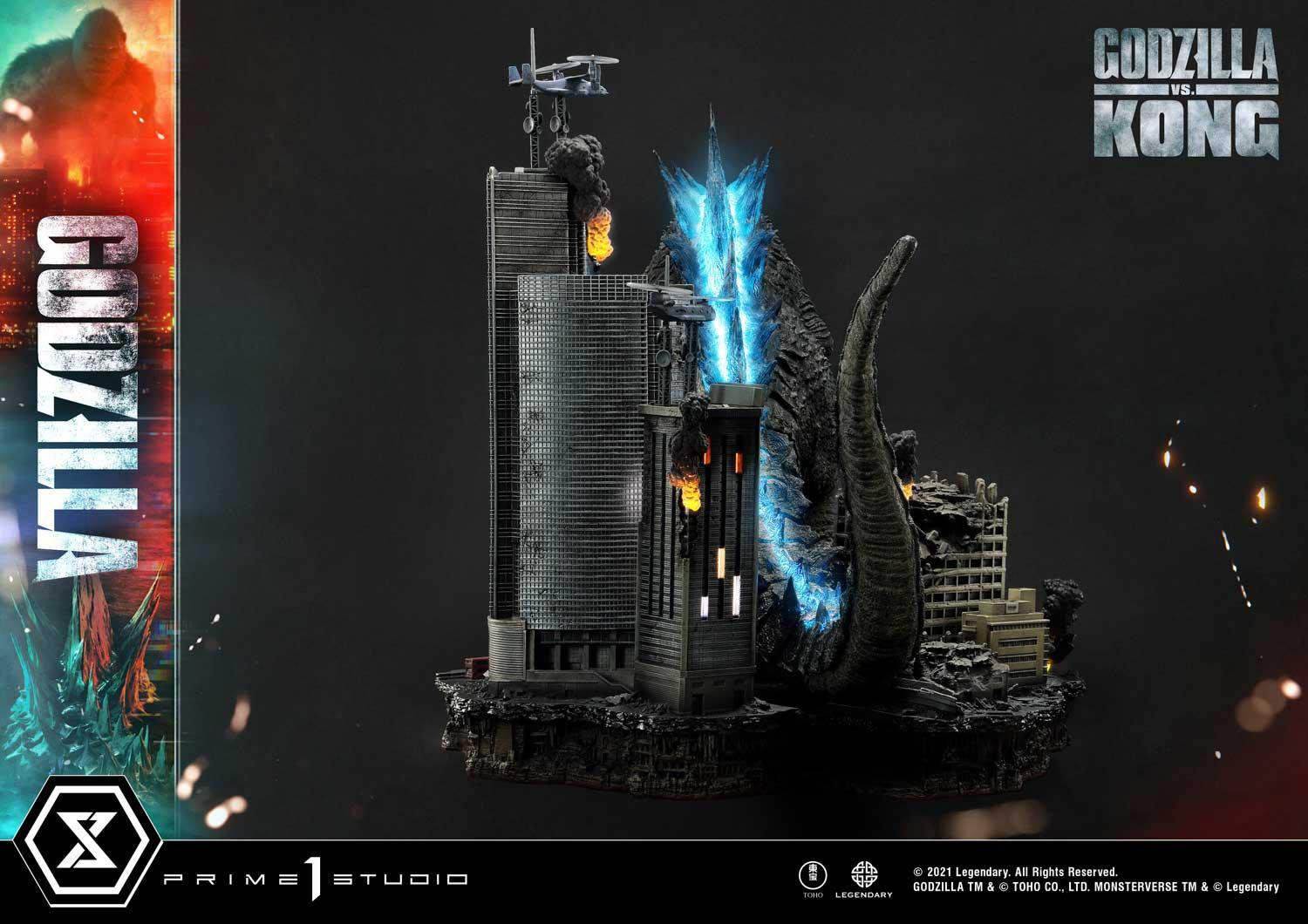 Godzilla vs. Kong - Gojira - King Kong - Diorama - Ultimate Diorama Masterline  (UDMGVK-03) - Final Battle (Prime 1 Studio) photo 39