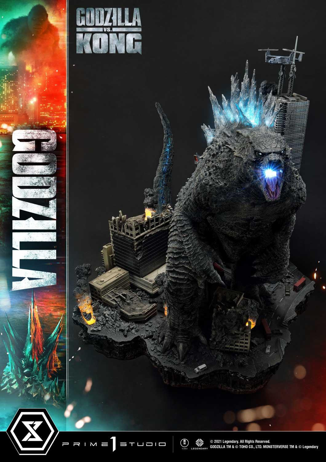 Godzilla vs. Kong - Gojira - King Kong - Diorama - Ultimate Diorama Masterline  (UDMGVK-03) - Final Battle (Prime 1 Studio) photo 46