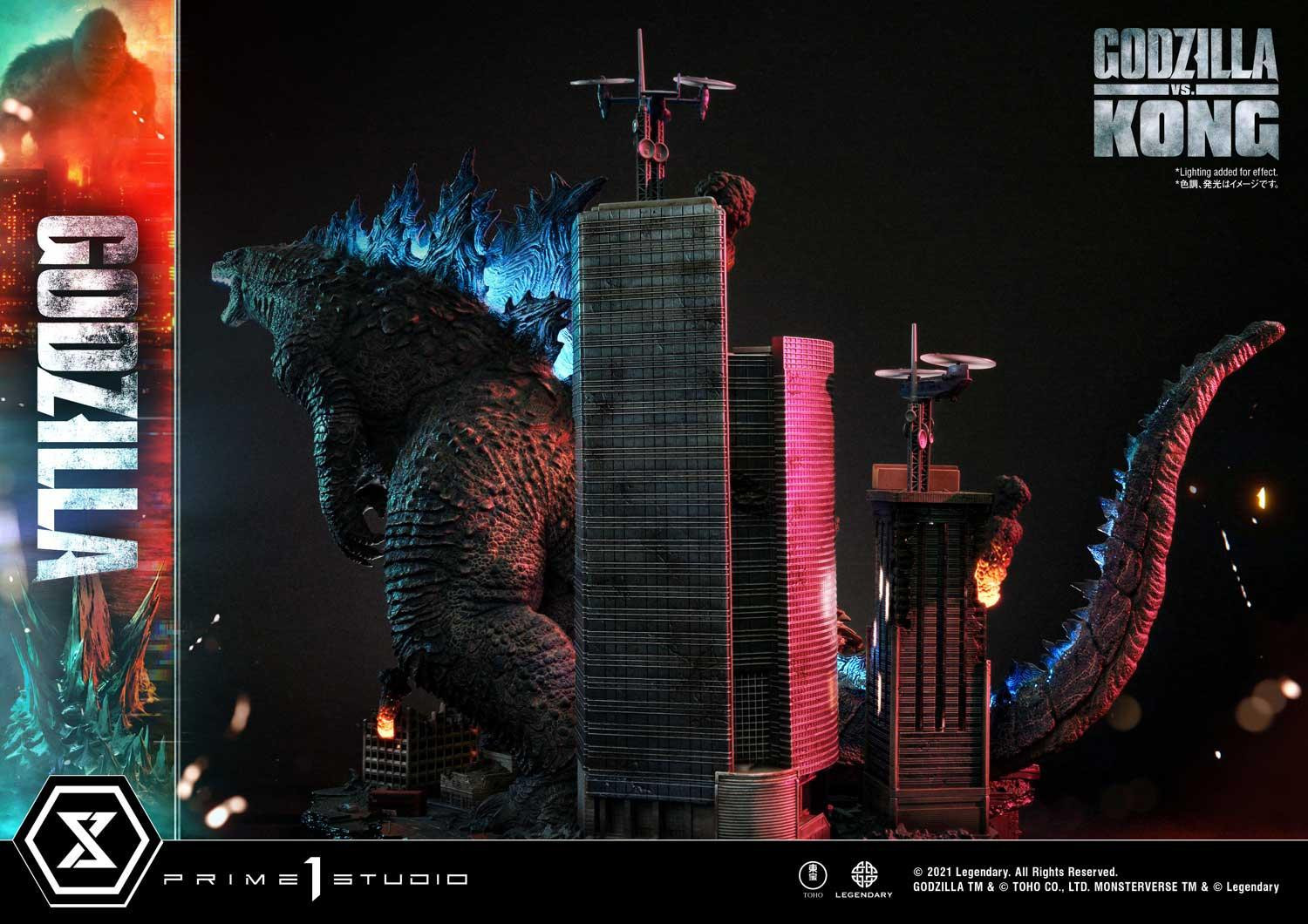 Godzilla vs. Kong - Gojira - King Kong - Diorama - Ultimate Diorama Masterline  (UDMGVK-03) - Final Battle (Prime 1 Studio) photo 50