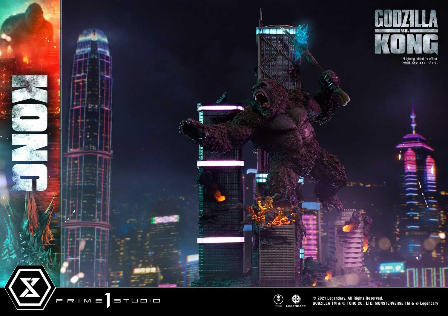 Godzilla vs. Kong - Gojira - King Kong - Diorama - Ultimate Diorama Masterline  (UDMGVK-03) - Final Battle (Prime 1 Studio) photo 52