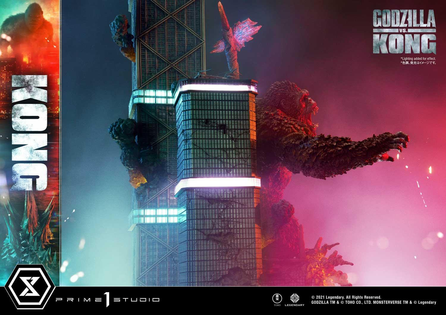 Godzilla vs. Kong - Gojira - King Kong - Diorama - Ultimate Diorama Masterline  (UDMGVK-03) - Final Battle (Prime 1 Studio) photo 53