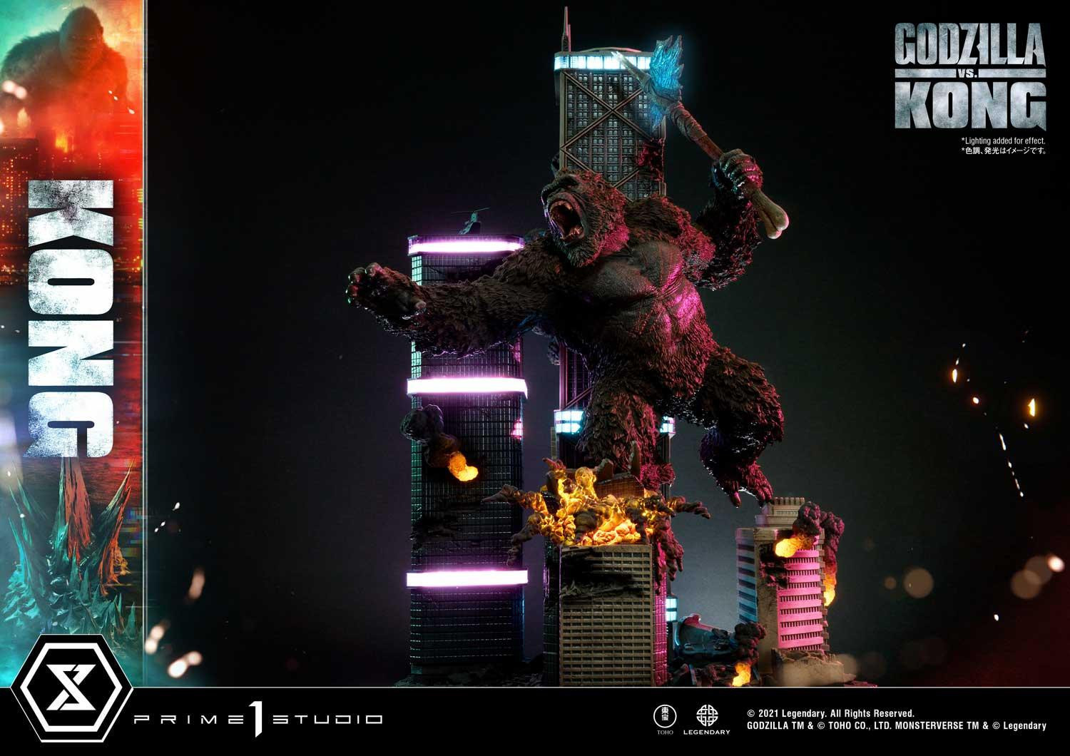 Godzilla vs. Kong - Gojira - King Kong - Diorama - Ultimate Diorama Masterline  (UDMGVK-03) - Final Battle (Prime 1 Studio) photo 55