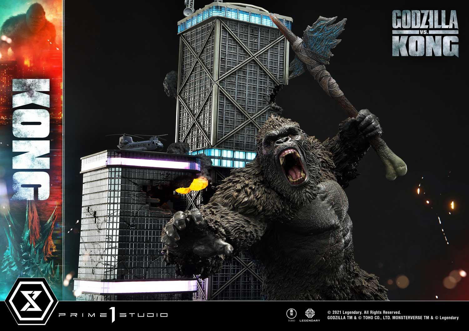 Godzilla vs. Kong - Gojira - King Kong - Diorama - Ultimate Diorama Masterline  (UDMGVK-03) - Final Battle (Prime 1 Studio) photo 67