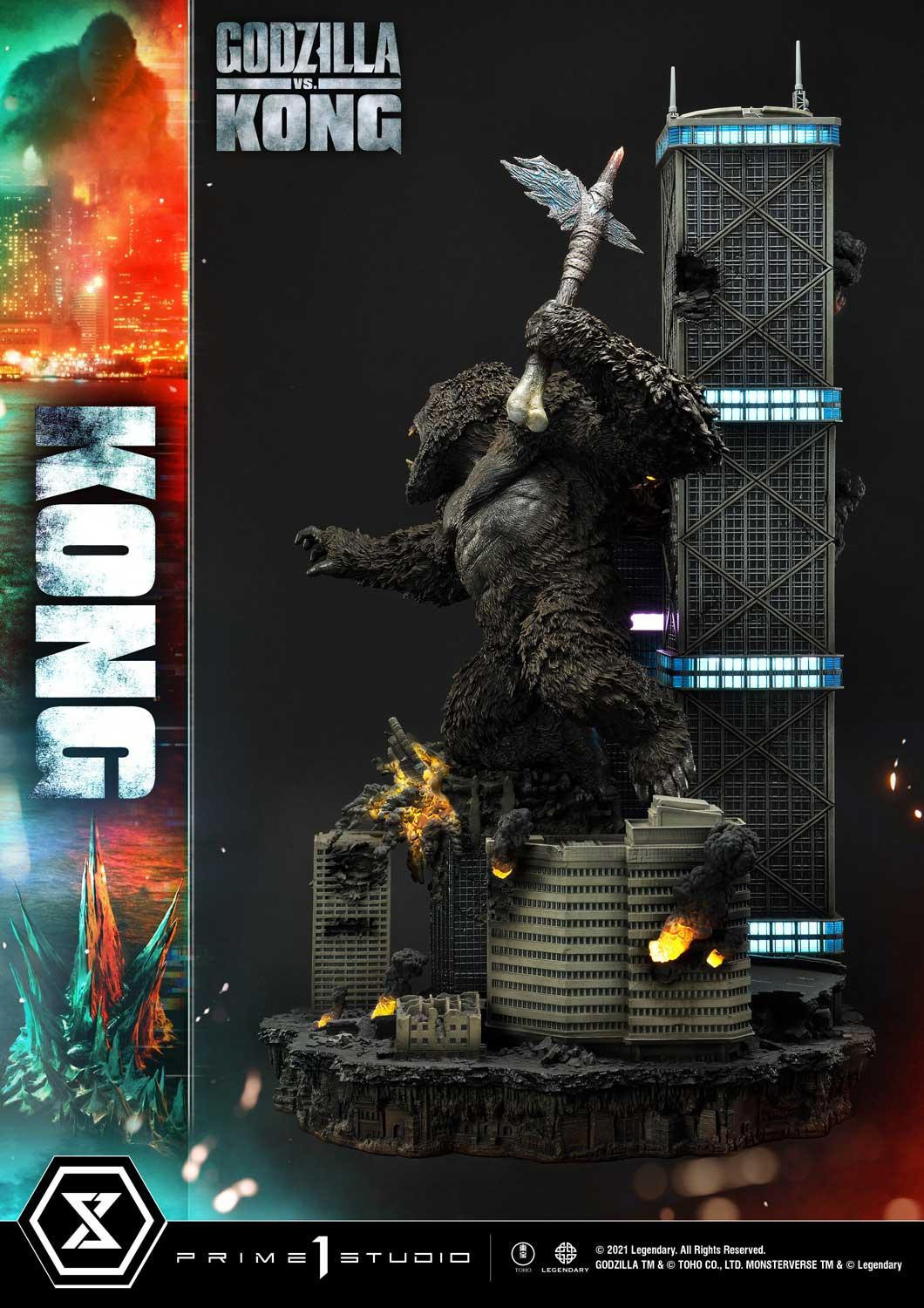 Godzilla vs. Kong - Gojira - King Kong - Diorama - Ultimate Diorama Masterline  (UDMGVK-03) - Final Battle (Prime 1 Studio) photo 68