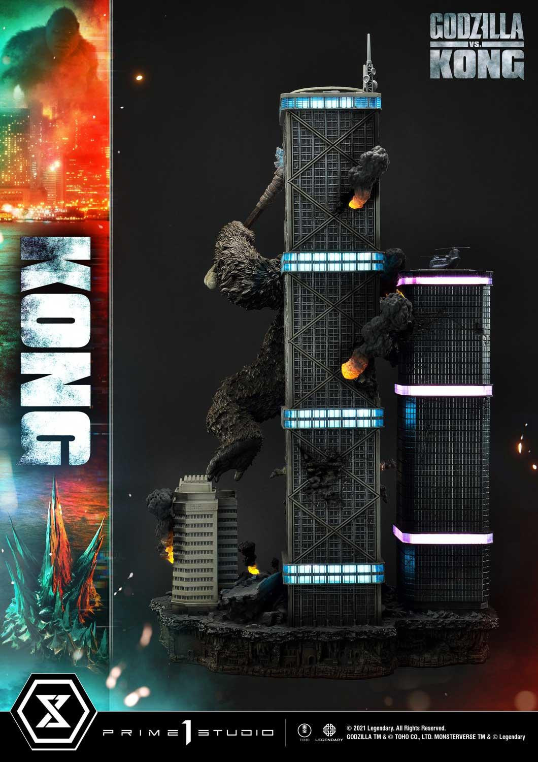 Godzilla vs. Kong - Gojira - King Kong - Diorama - Ultimate Diorama Masterline  (UDMGVK-03) - Final Battle (Prime 1 Studio) photo 69