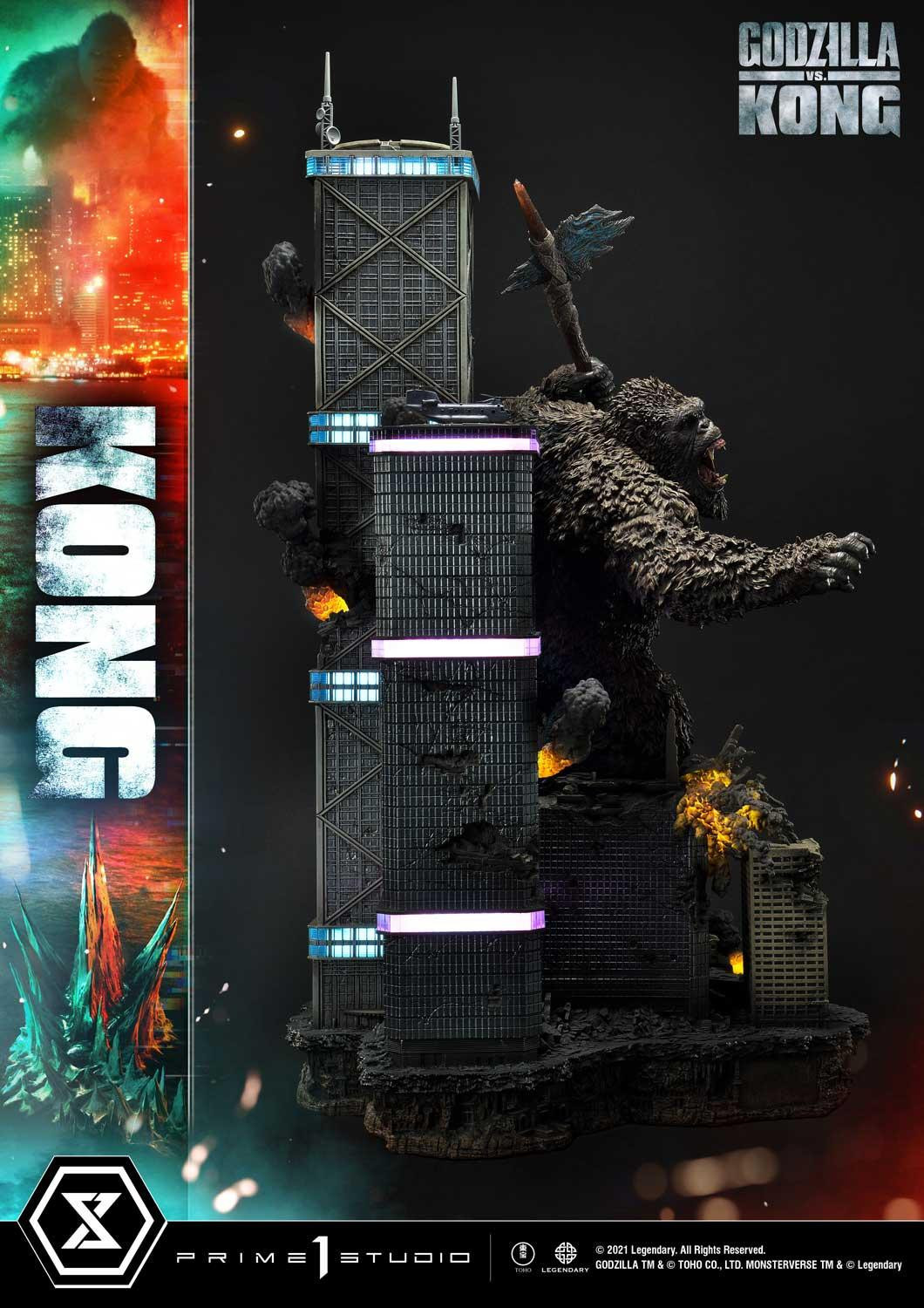 Godzilla vs. Kong - Gojira - King Kong - Diorama - Ultimate Diorama Masterline  (UDMGVK-03) - Final Battle (Prime 1 Studio) photo 70