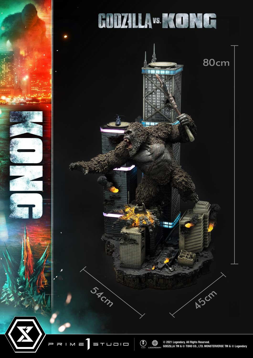 Godzilla vs. Kong - Gojira - King Kong - Diorama - Ultimate Diorama Masterline  (UDMGVK-03) - Final Battle (Prime 1 Studio) photo 72