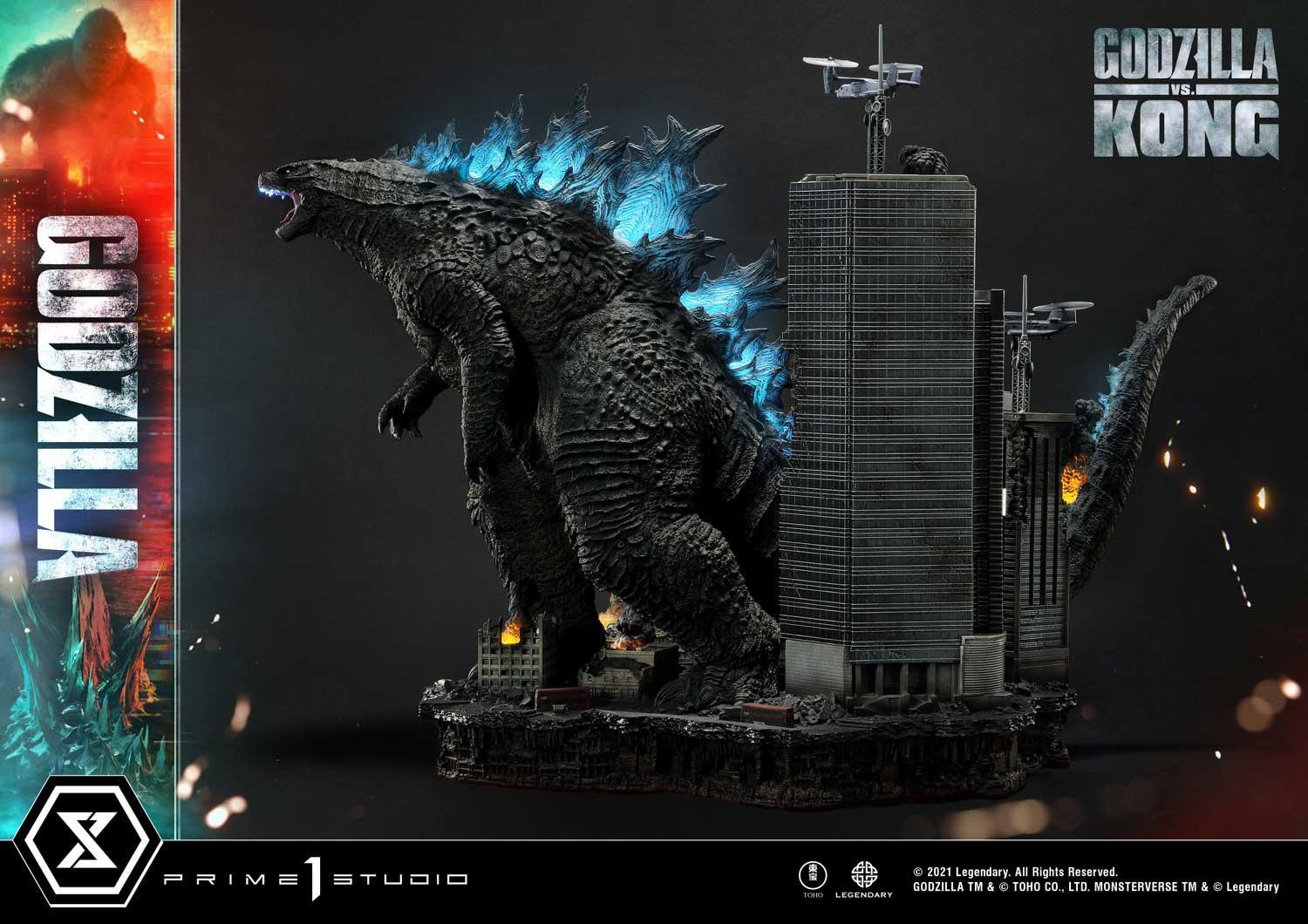 Godzilla vs. Kong - Gojira - King Kong - Diorama - Ultimate Diorama Masterline  (UDMGVK-03) - Final Battle (Prime 1 Studio) photo 77