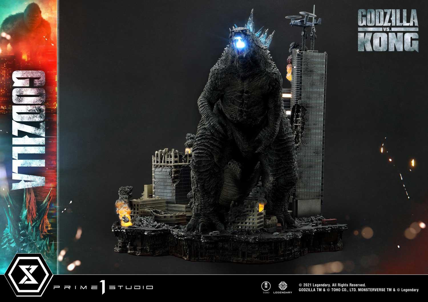 Godzilla vs. Kong - Gojira - King Kong - Diorama - Ultimate Diorama Masterline  (UDMGVK-03) - Final Battle (Prime 1 Studio) photo 78