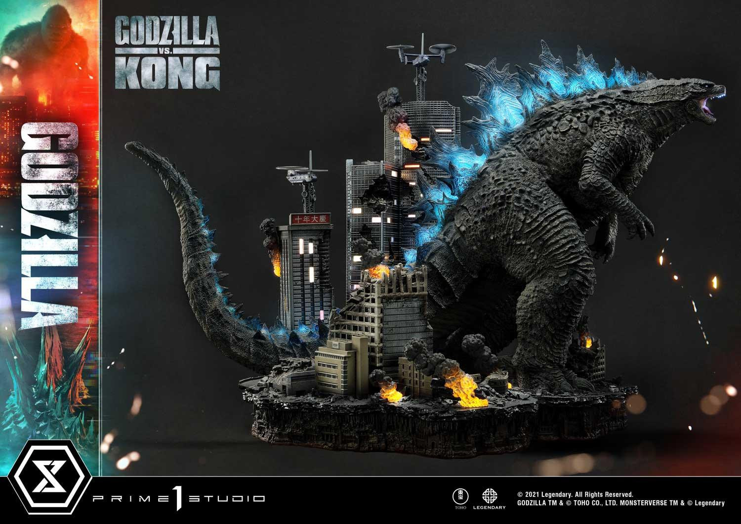 Godzilla vs. Kong - Gojira - King Kong - Diorama - Ultimate Diorama Masterline  (UDMGVK-03) - Final Battle (Prime 1 Studio) photo 79