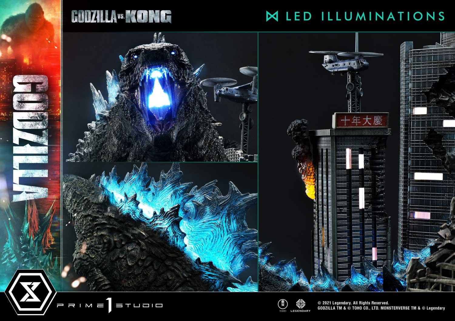 Godzilla vs. Kong - Gojira - King Kong - Diorama - Ultimate Diorama Masterline  (UDMGVK-03) - Final Battle (Prime 1 Studio) photo 81