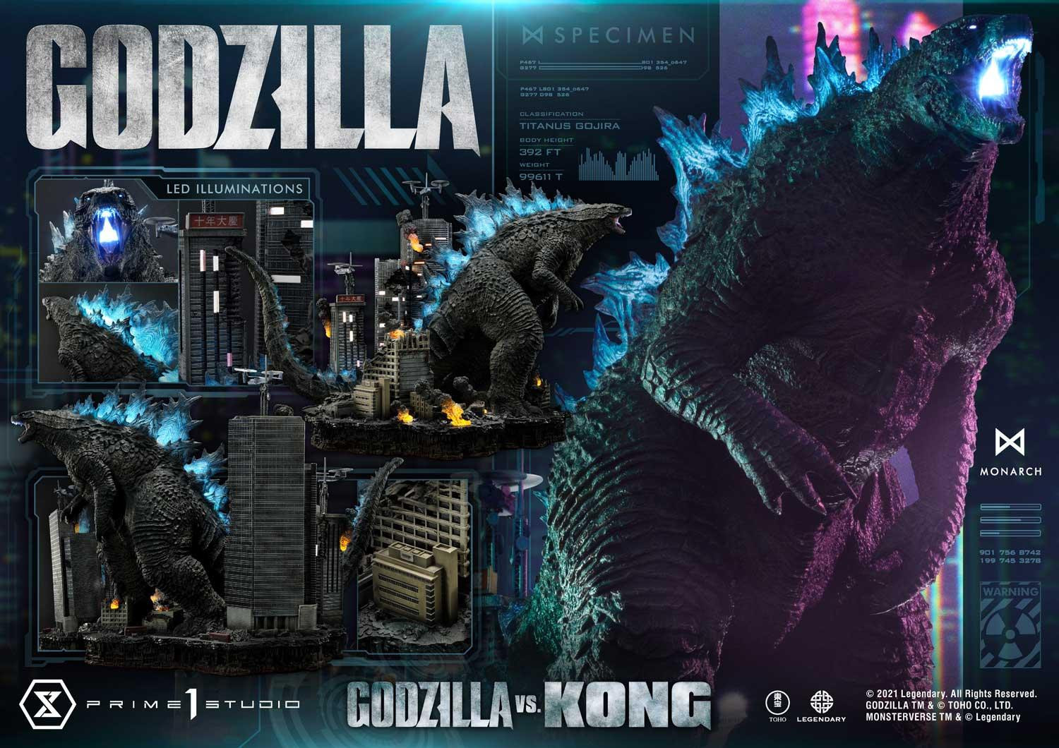 Godzilla vs. Kong - Gojira - King Kong - Diorama - Ultimate Diorama Masterline  (UDMGVK-03) - Final Battle (Prime 1 Studio) photo 82