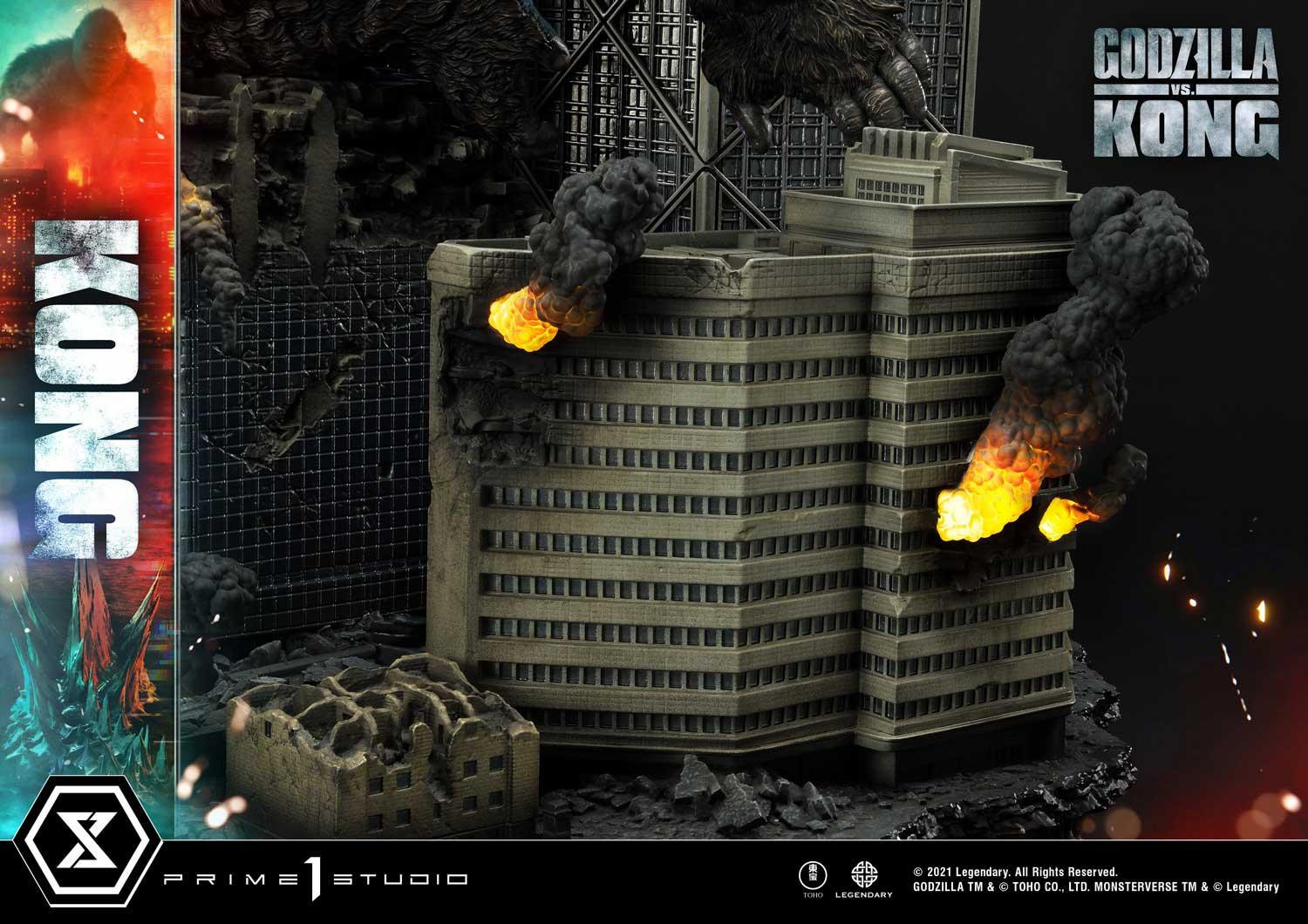 Godzilla vs. Kong - Gojira - King Kong - Diorama - Ultimate Diorama Masterline  (UDMGVK-03) - Final Battle (Prime 1 Studio) photo 89