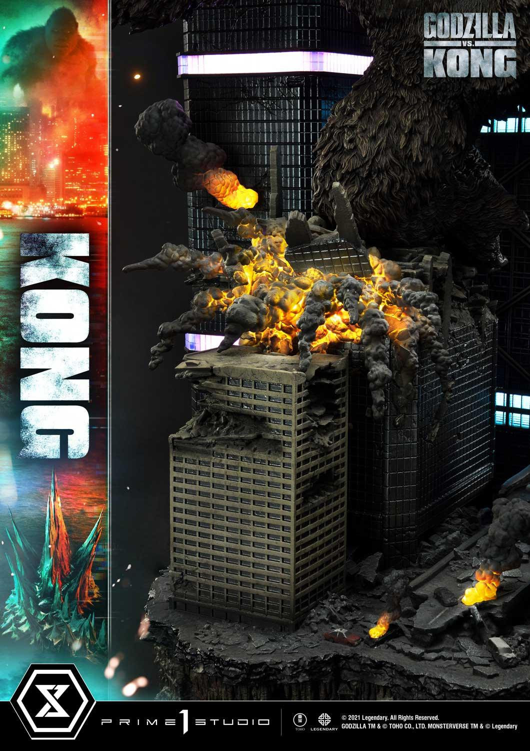 Godzilla vs. Kong - Gojira - King Kong - Diorama - Ultimate Diorama Masterline  (UDMGVK-03) - Final Battle (Prime 1 Studio) photo 92