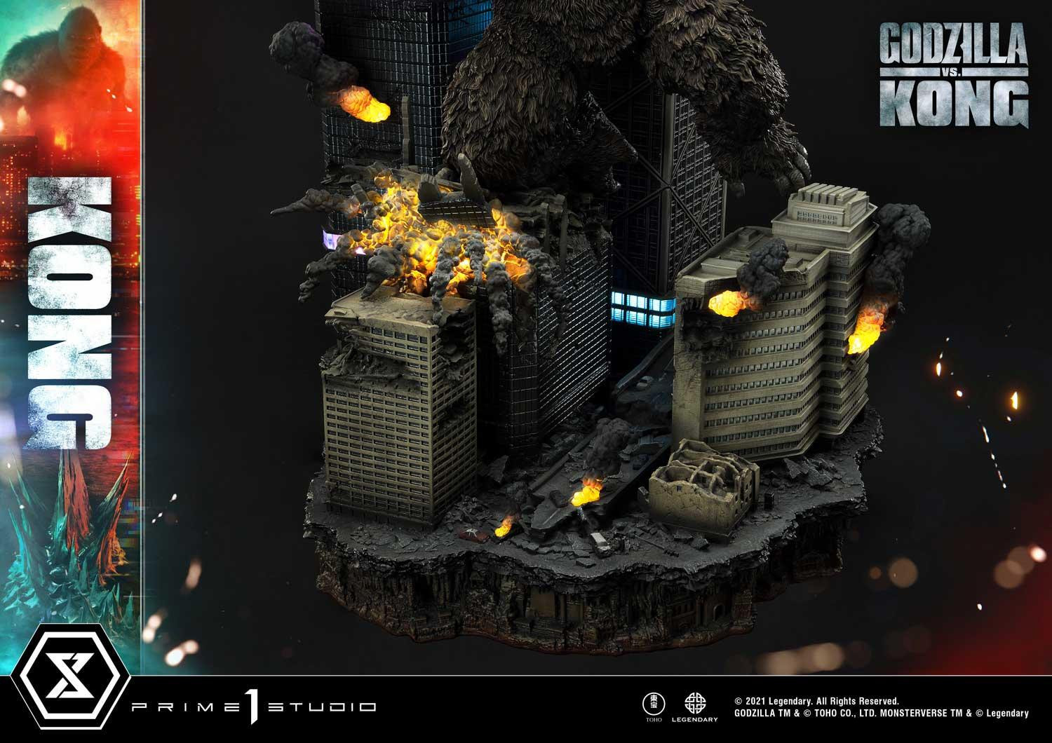 Godzilla vs. Kong - Gojira - King Kong - Diorama - Ultimate Diorama Masterline  (UDMGVK-03) - Final Battle (Prime 1 Studio) photo 93