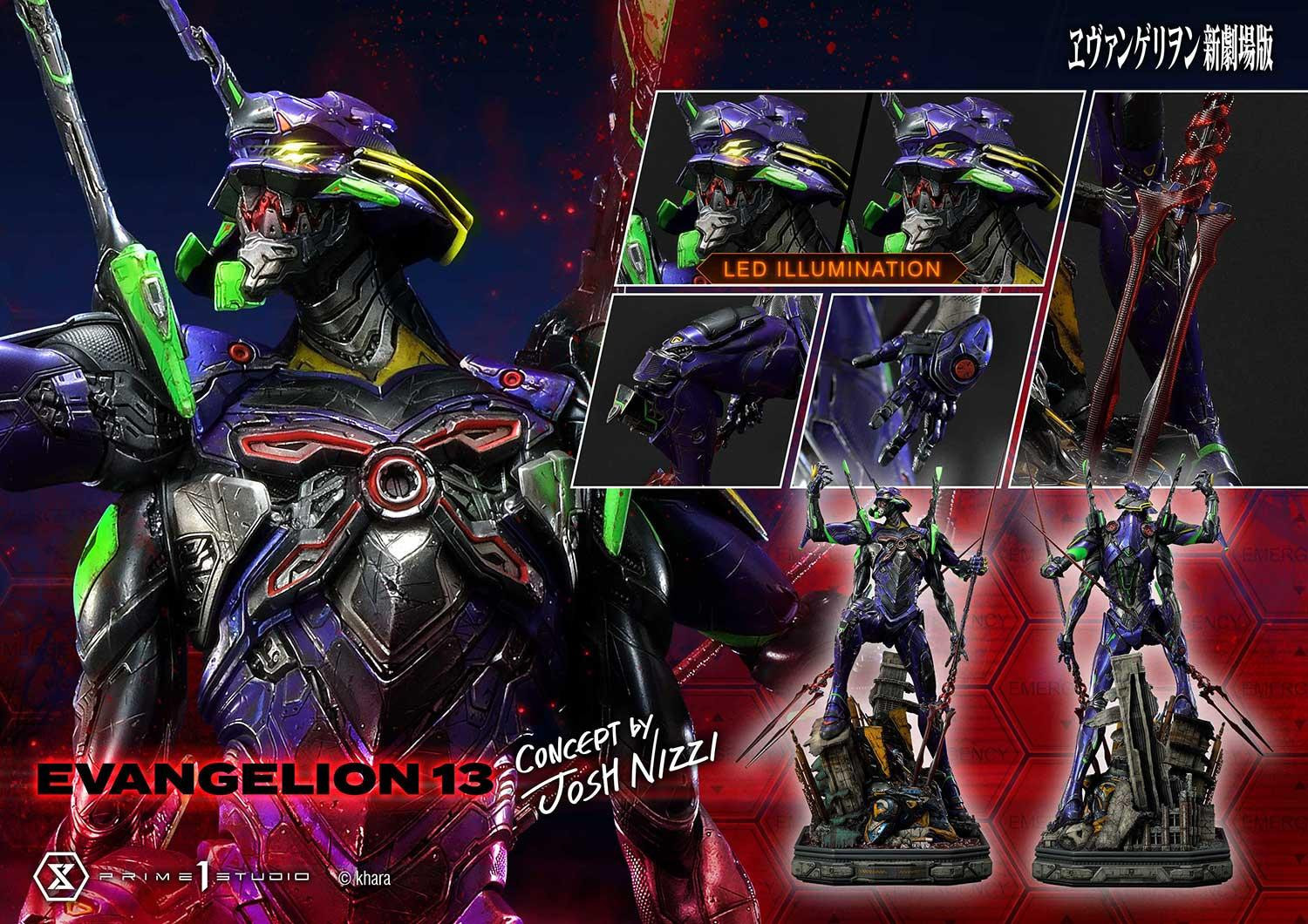 Evangelion Shin Gekijouban - EVA Mark.06 - EVA-13 - Ultimate Diorama Masterline  (UDMEVA-05) (Prime 1 Studio) photo 30