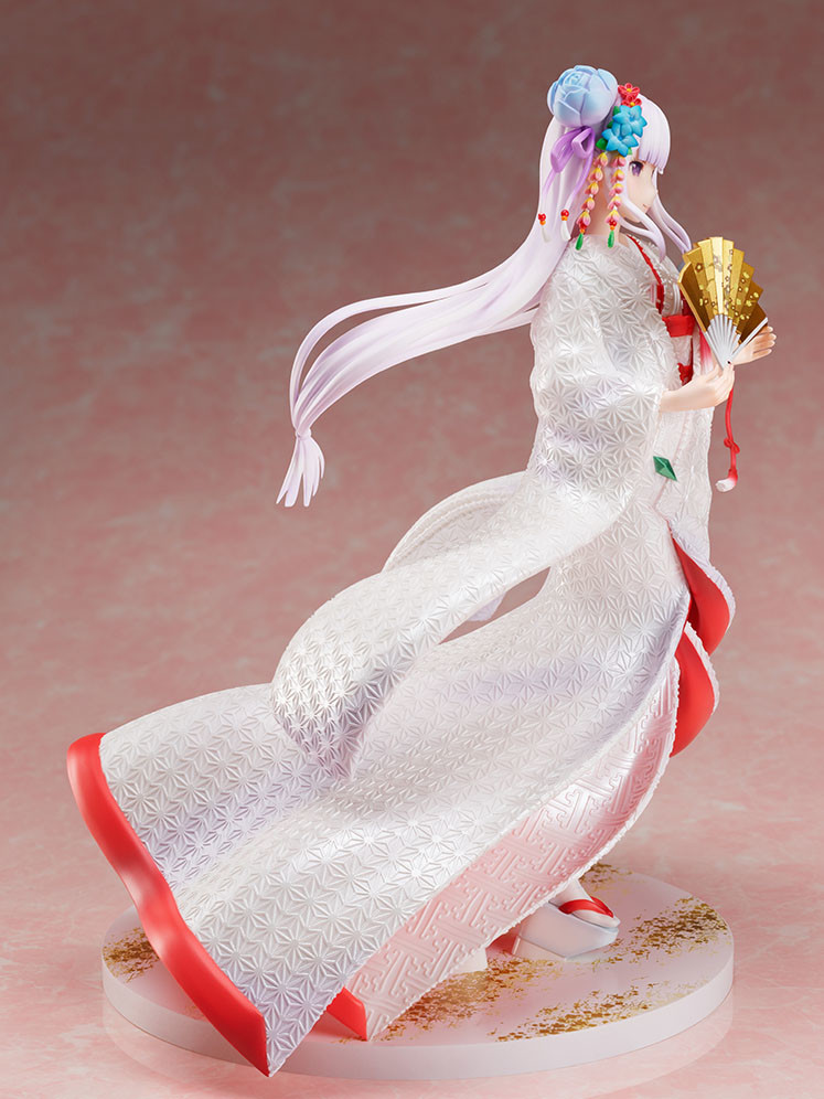 Re:Zero kara Hajimeru Isekai Seikatsu - Emilia - Puck - F:Nex - 1/7 - Shiromuku (FuRyu) photo 7