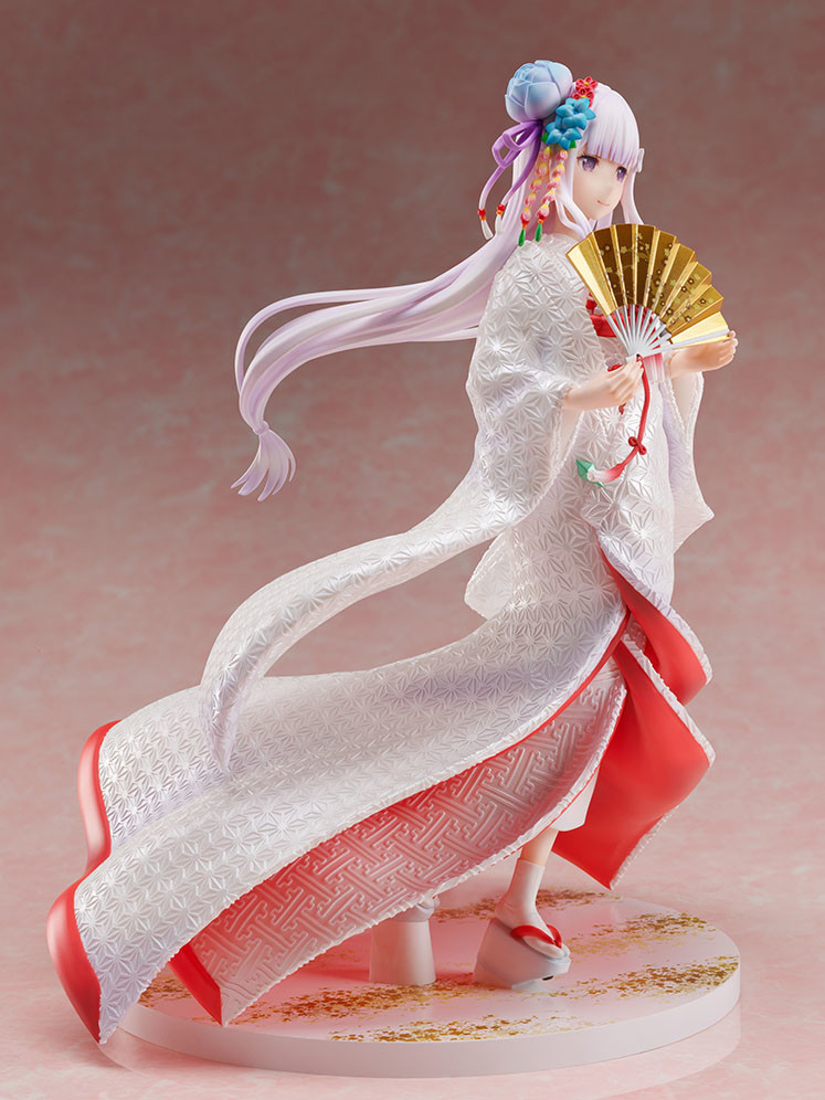 Re:Zero kara Hajimeru Isekai Seikatsu - Emilia - Puck - F:Nex - 1/7 - Shiromuku (FuRyu) photo 8