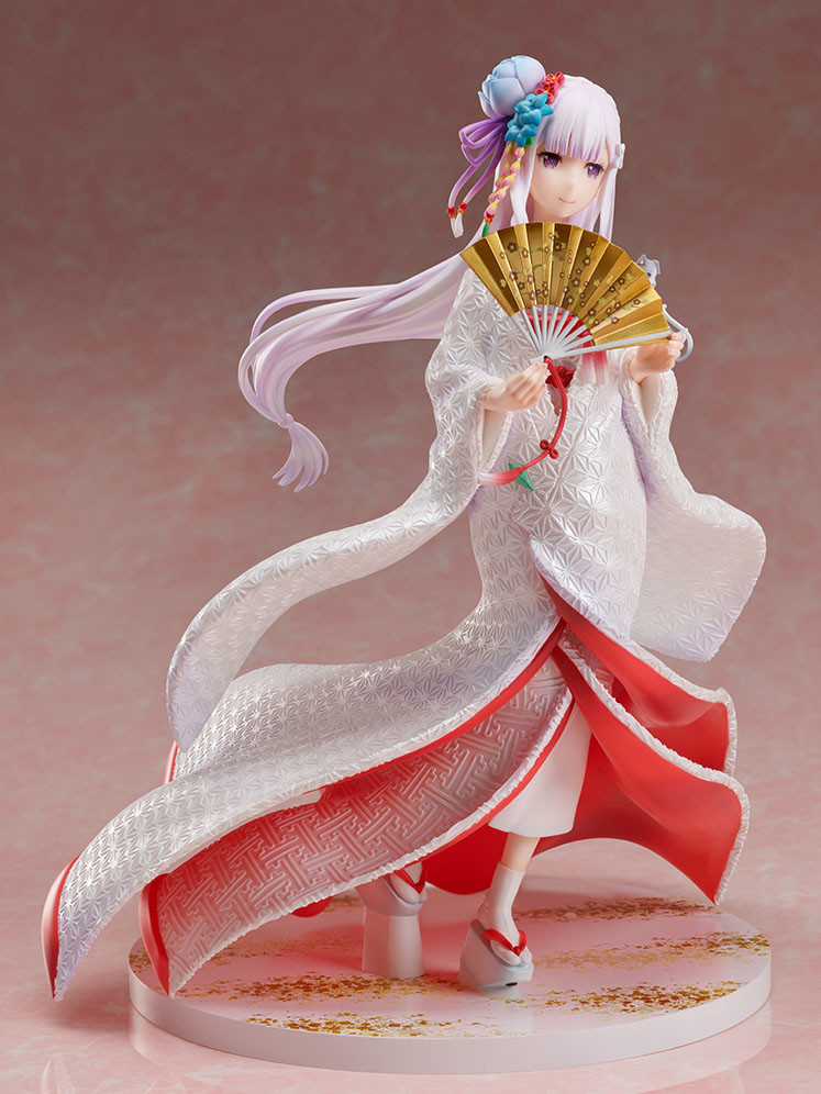 Re:Zero kara Hajimeru Isekai Seikatsu - Emilia - Puck - F:Nex - 1/7 - Shiromuku (FuRyu) photo 10