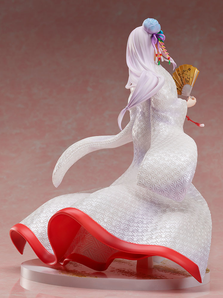Re:Zero kara Hajimeru Isekai Seikatsu - Emilia - Puck - F:Nex - 1/7 - Shiromuku (FuRyu) photo 12