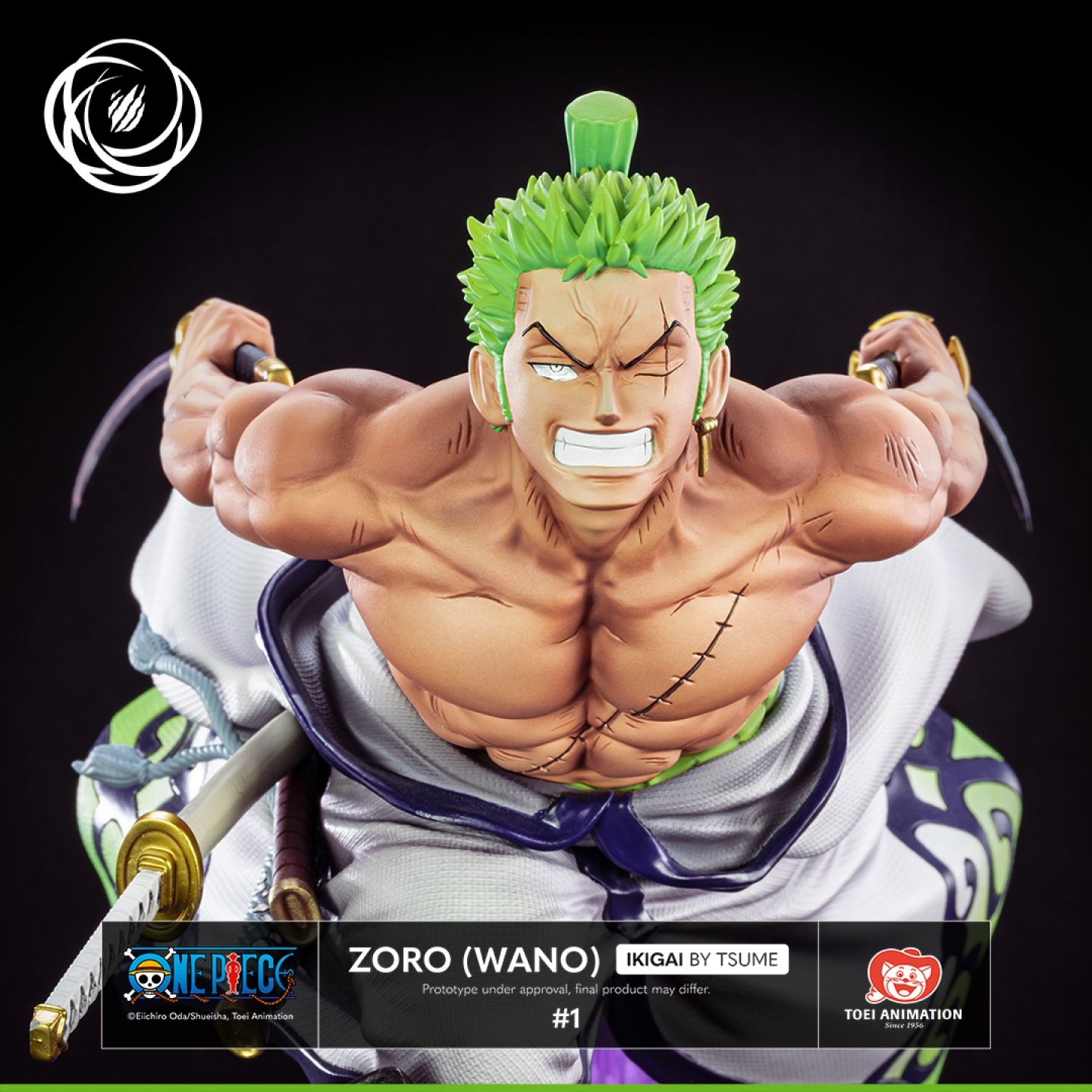 One Piece - Roronoa Zoro - Ikigai  (#1) - 1/6 - Wano, Regular Edition (Tsume) photo 1
